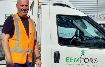 Mike werkt als praktijkbegeleider bij Eemfors