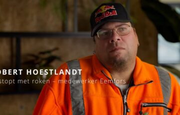 Eemfors medewerker Robert is gestopt met roken na een training met collega's.